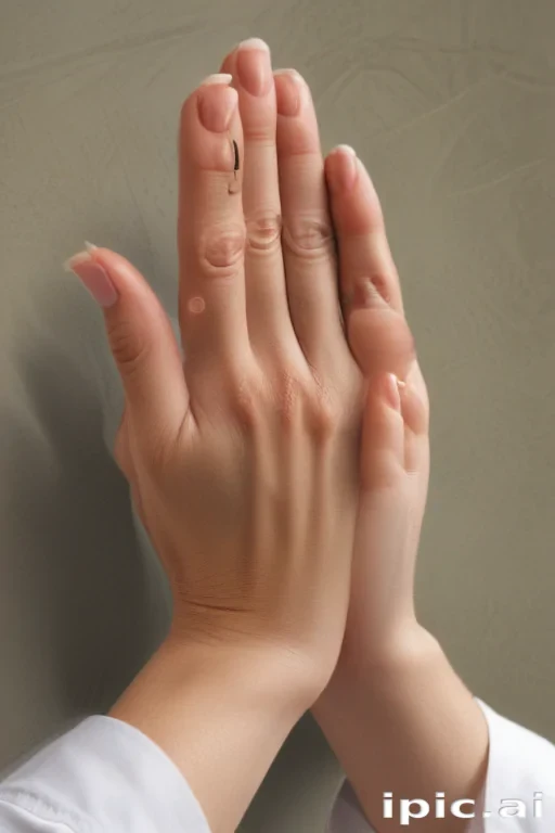 praying hands transparent