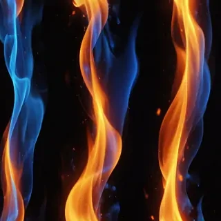 blue flame background