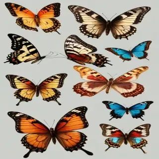butterflies png