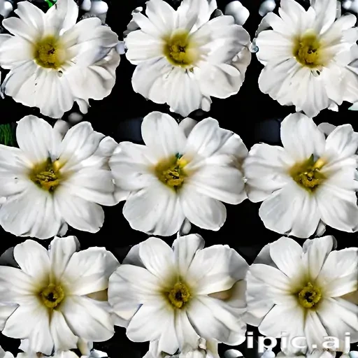 white flowers png transparent