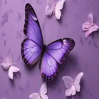 purple butterfly wallpaper aesthetic