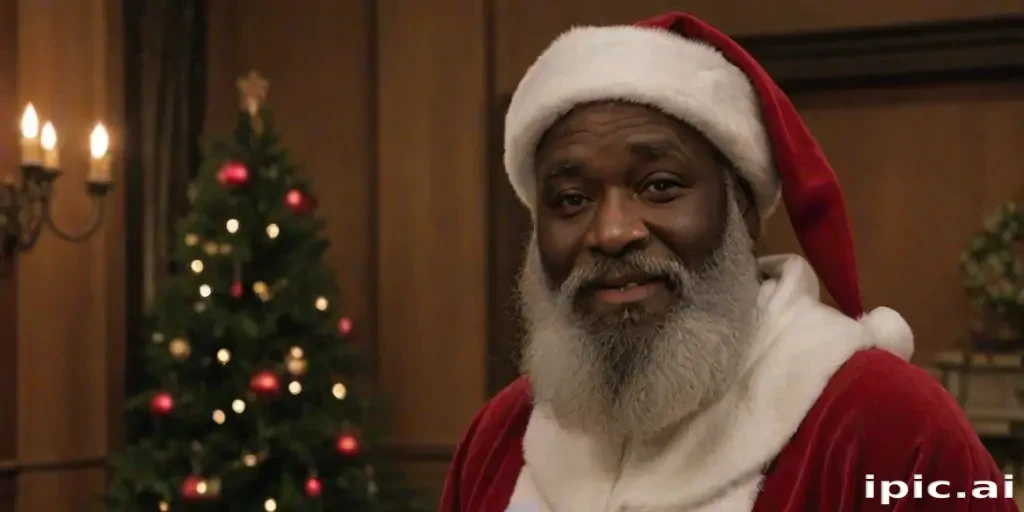 image of black santa