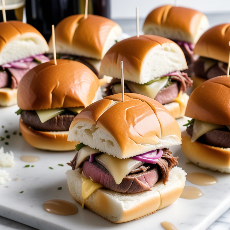 hawaiian roll roast beef sliders with au jus