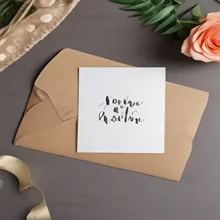 greeting card mockup