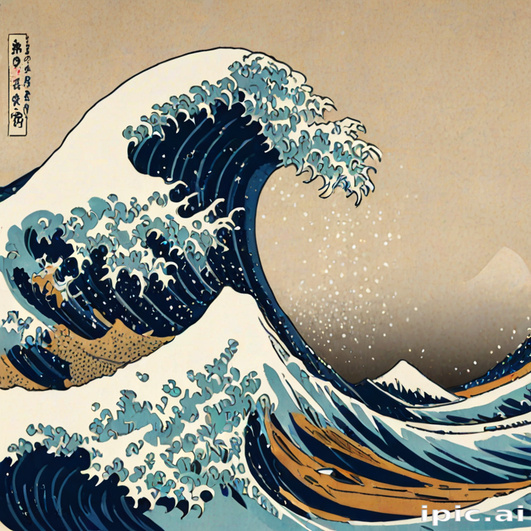 great wave wallpaper