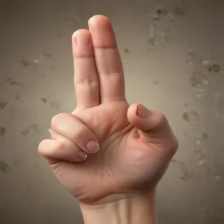 middle finger background