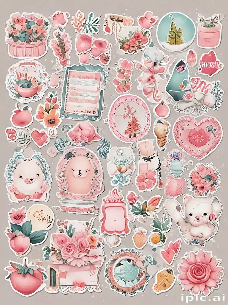 scrapbook stickers png