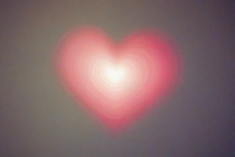 blurry heart