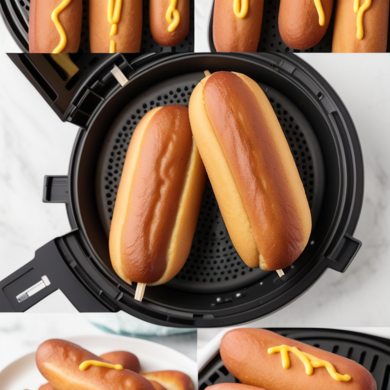 corn dog in the air fryer
