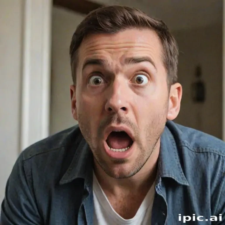 shocked man