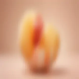 light peach background