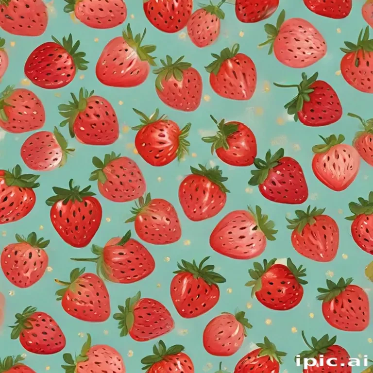 cute strawberry background