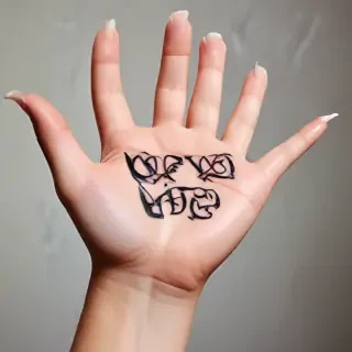 i love you sign language tattoo