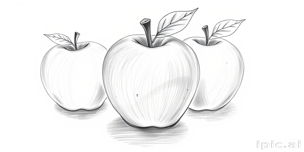 apple drawings