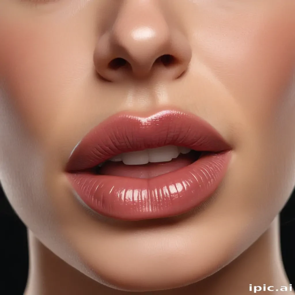 glossy lips png
