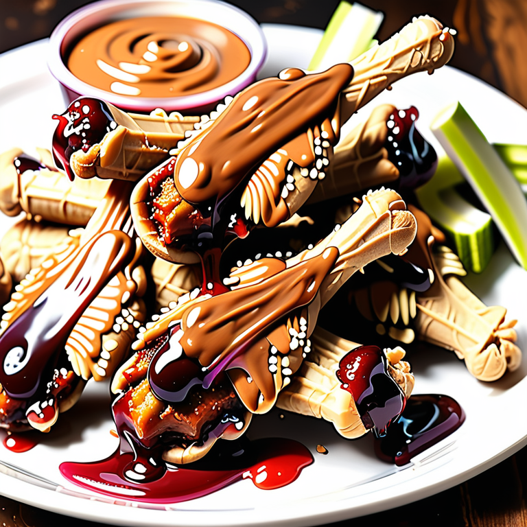 peanut butter and jelly wings