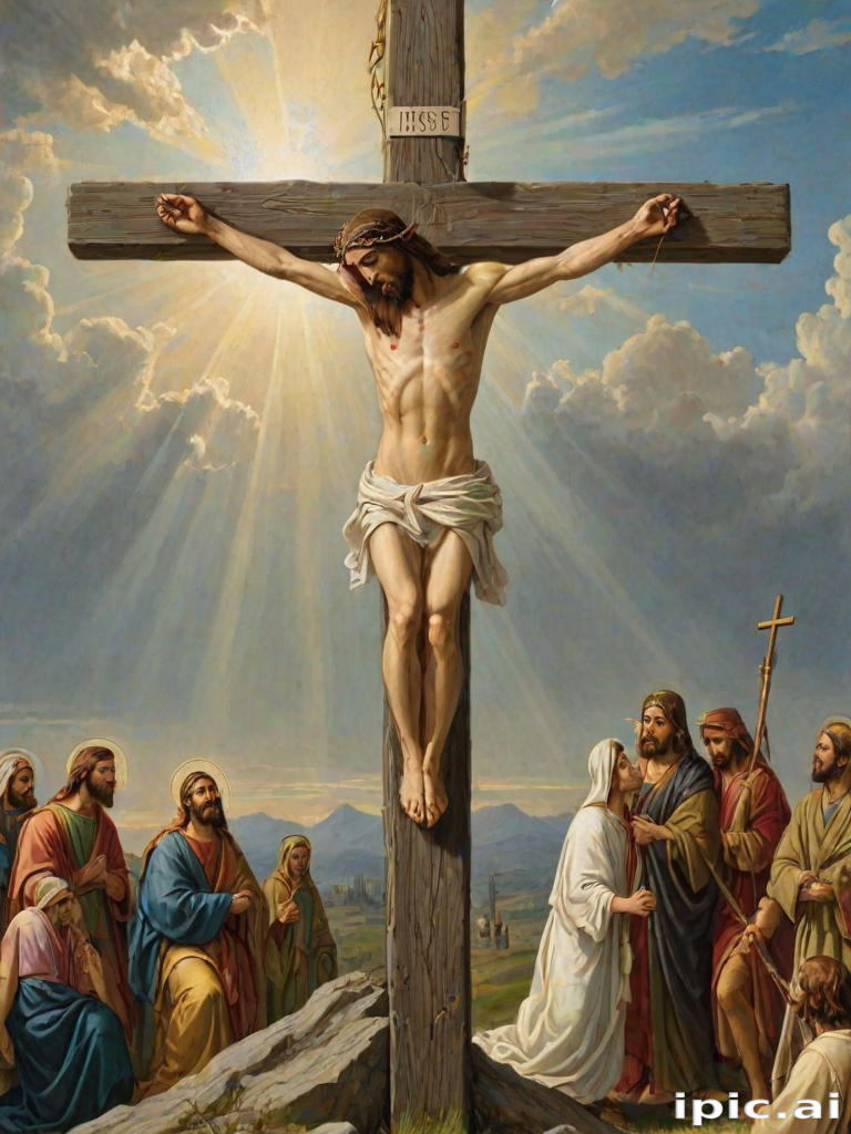 jesus on the cross pictures