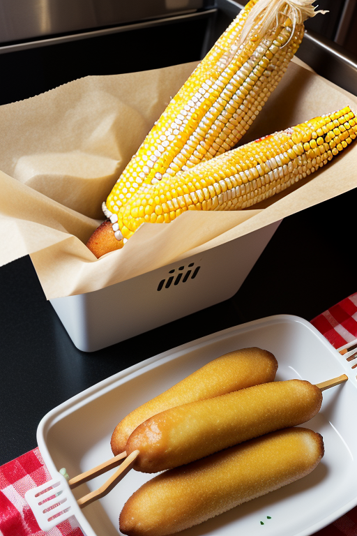 air fry corn dogs time