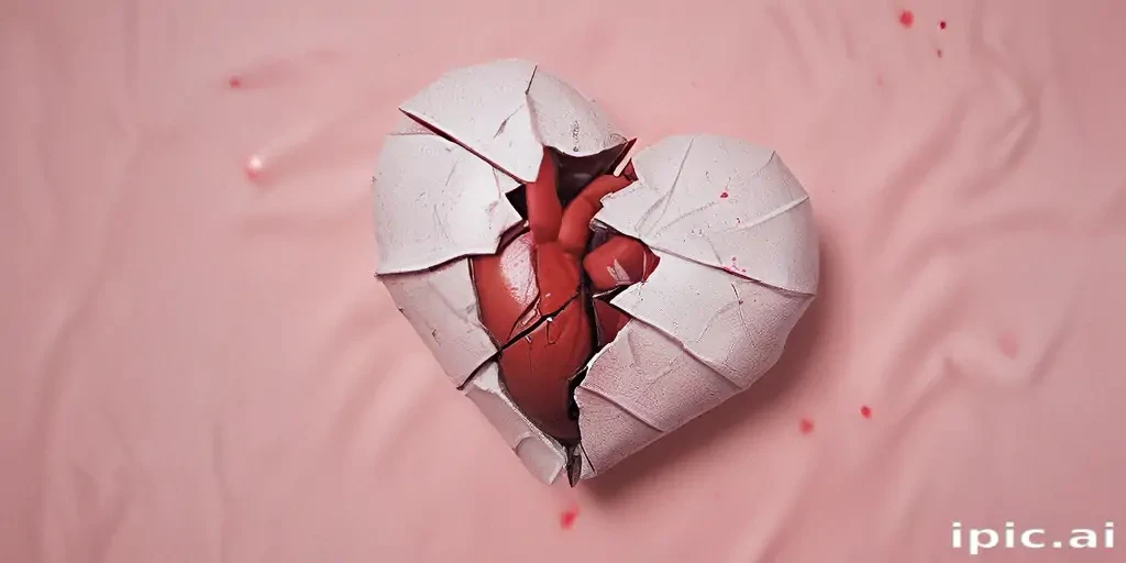 broken heart aesthetic