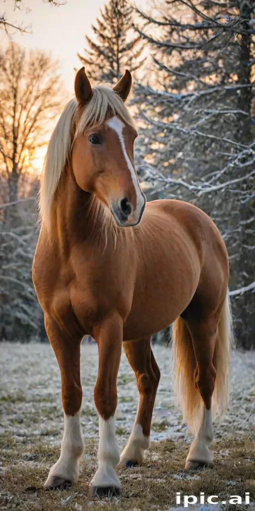 pictures of christmas horses