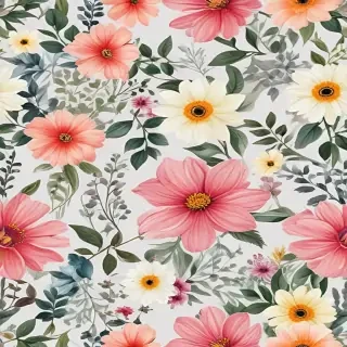 flowers clear background