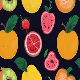 aesthetic fruit background