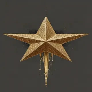 glitter star png