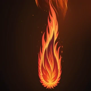 background on fire