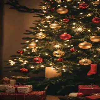 christmas aesthetic background