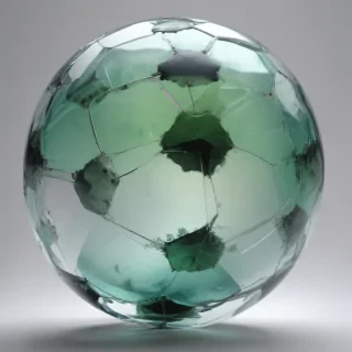transparent soccer ball