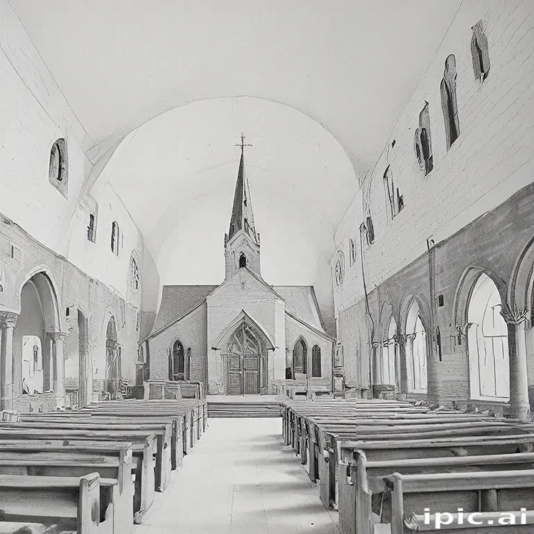 church drawing