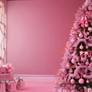 pink christmas background