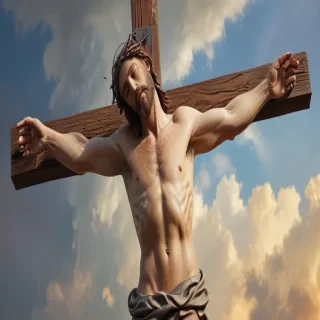 picture of jesus on the cross