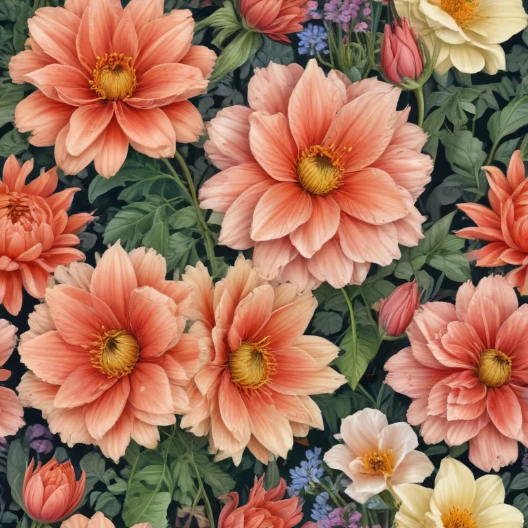 flowers pictures drawing