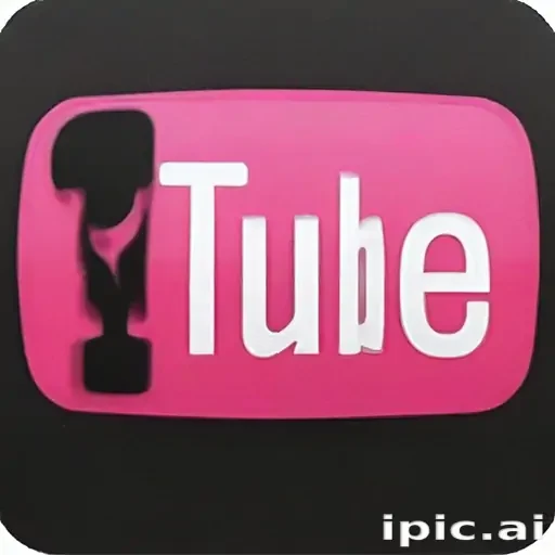 pink youtube logo