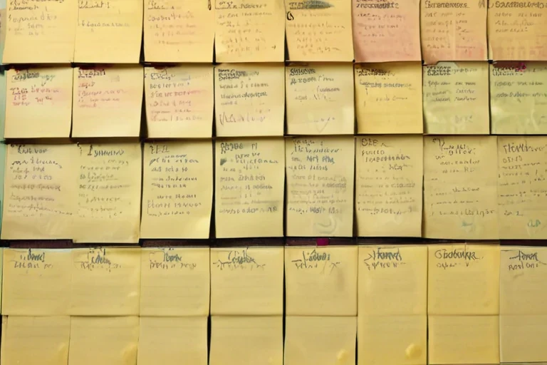 sticky note background