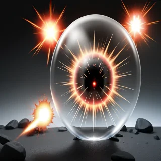 explode transparent