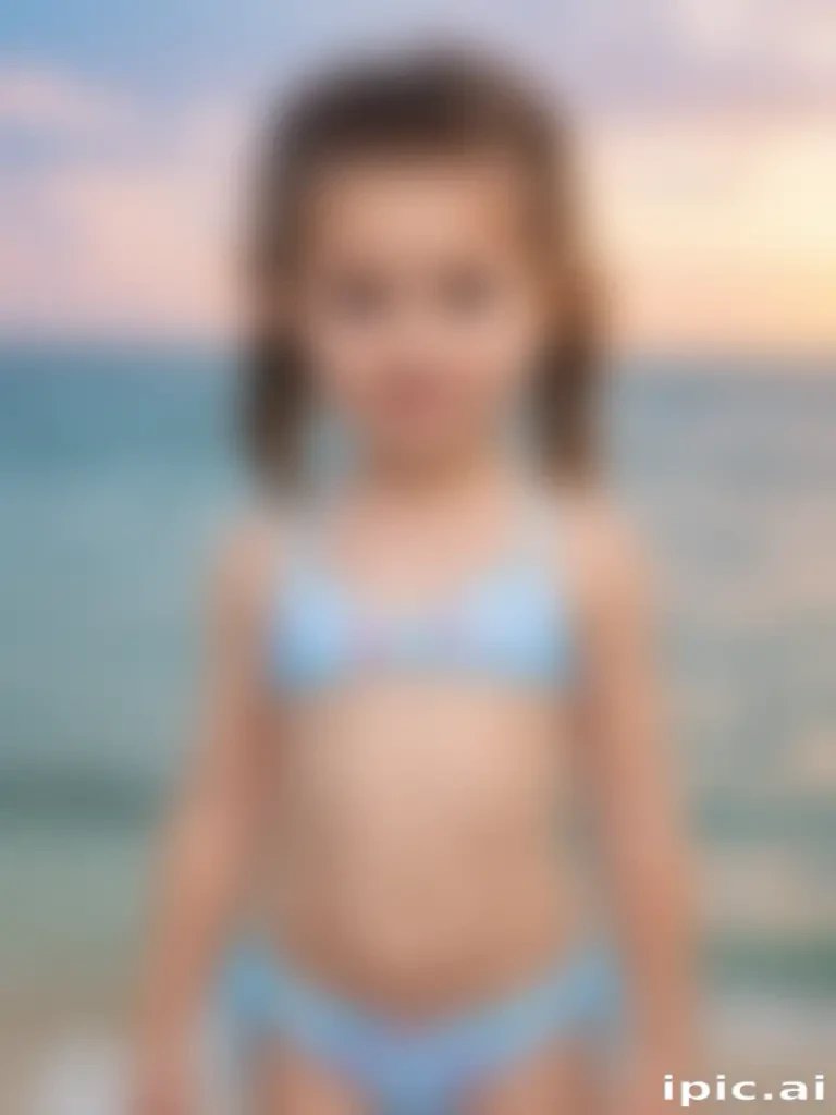 ai little girl in bikini