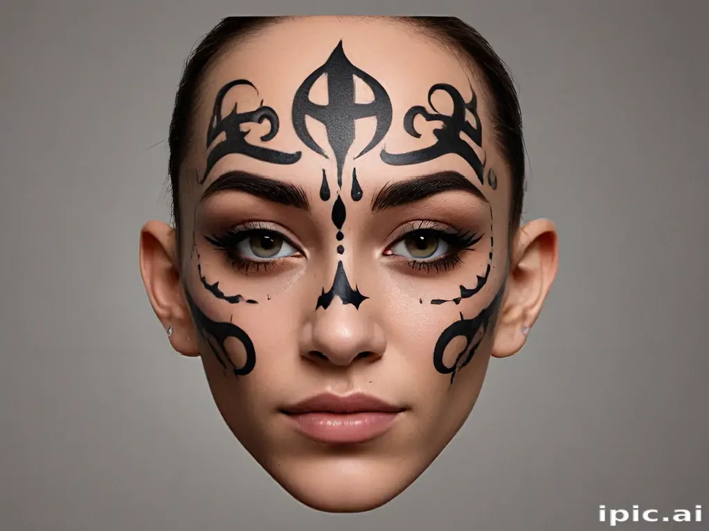 face tattoo png