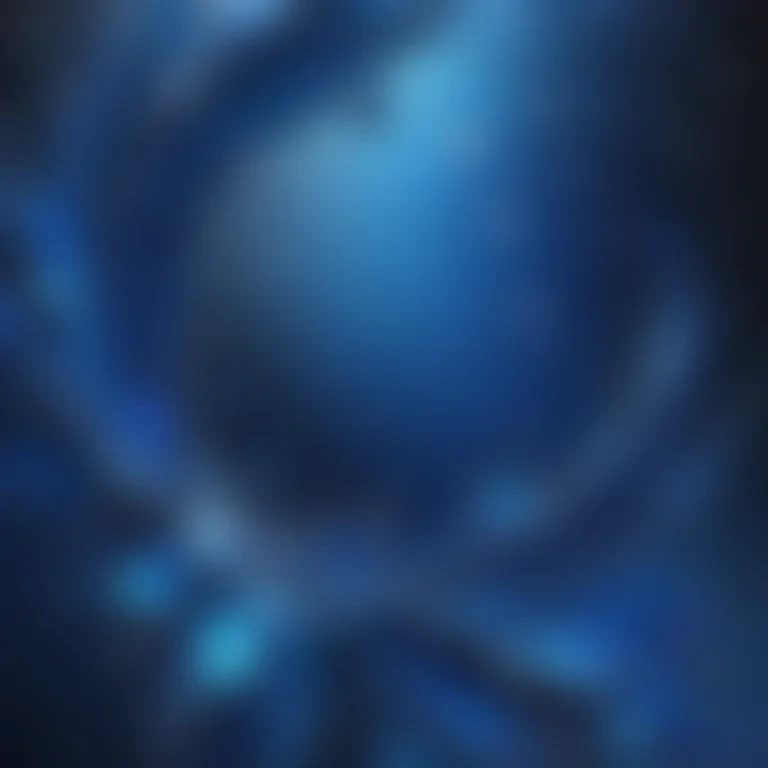 blue sparkle background