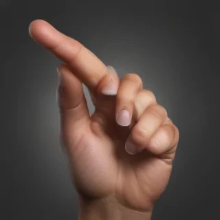 finger point png
