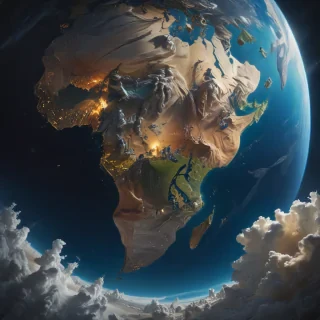 earth from space