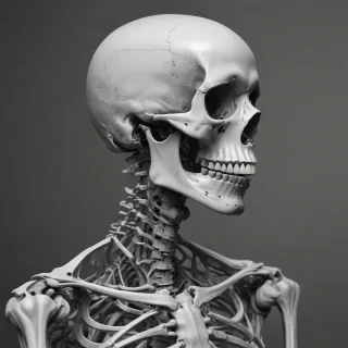creative skeleton drawings