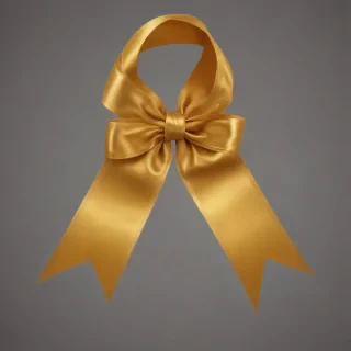 gold ribbon png