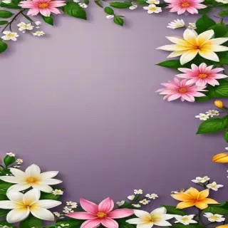 flowers border png