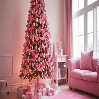 pink christmas pictures