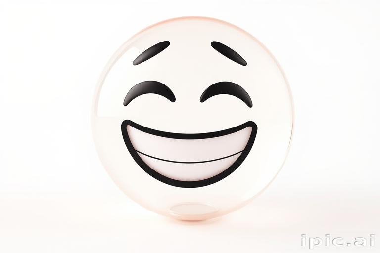 transparent laughing emoji