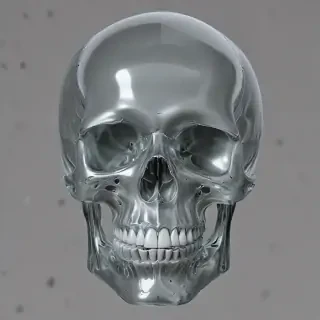 transparent skull