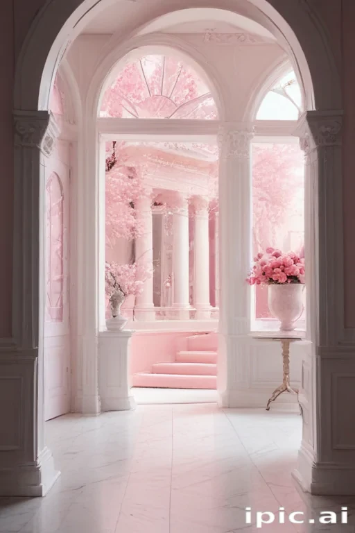 pink and white aesthetic