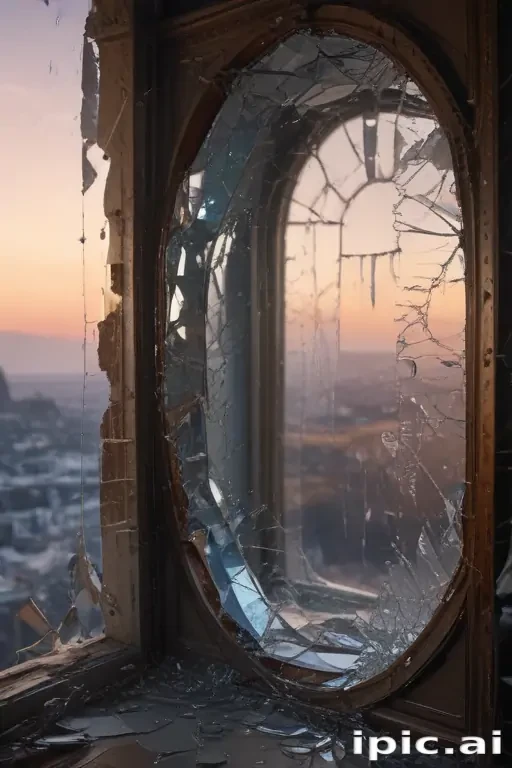 wallpaper broken glass